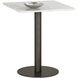 Claudia White / Pewter Bistro Table